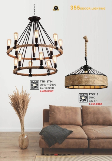 CATALOGUE ĐÈN TRANG TRÍ 355 - 2025