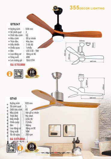 CATALOGUE ĐÈN TRANG TRÍ 355 - 2025