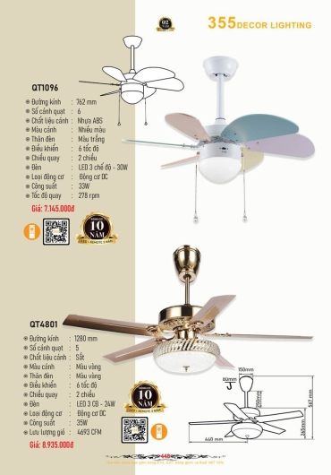 CATALOGUE ĐÈN TRANG TRÍ 355 - 2025