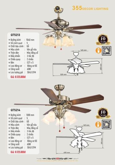CATALOGUE ĐÈN TRANG TRÍ 355 - 2025