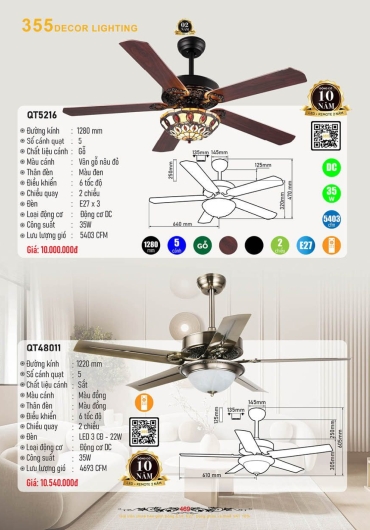 CATALOGUE ĐÈN TRANG TRÍ 355 - 2025
