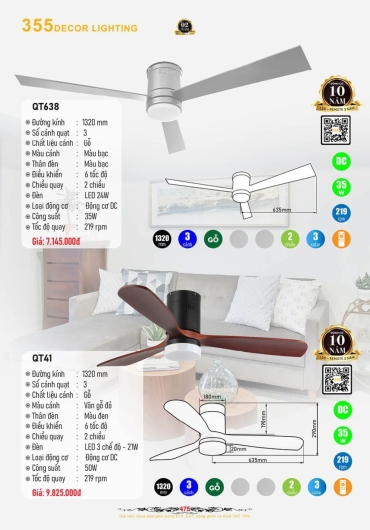 CATALOGUE ĐÈN TRANG TRÍ 355 - 2025
