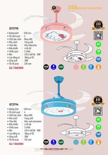 CATALOGUE ĐÈN TRANG TRÍ 355 - 2025