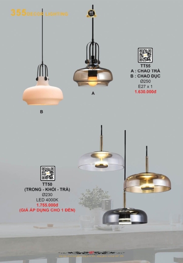 CATALOGUE ĐÈN TRANG TRÍ 355 - 2025