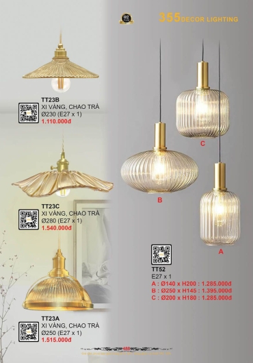 CATALOGUE ĐÈN TRANG TRÍ 355 - 2025