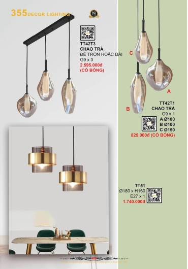 CATALOGUE ĐÈN TRANG TRÍ 355 - 2025