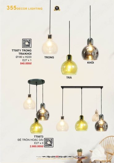 CATALOGUE ĐÈN TRANG TRÍ 355 - 2025