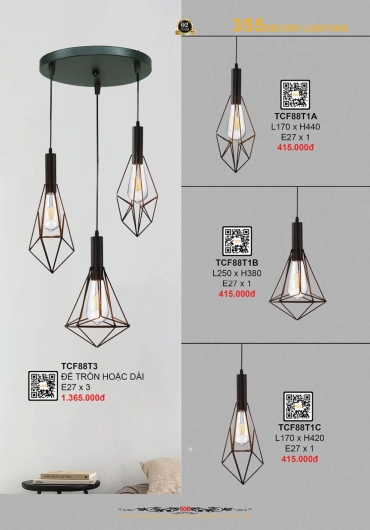 CATALOGUE ĐÈN TRANG TRÍ 355 - 2025