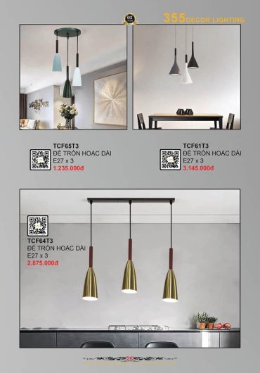 CATALOGUE ĐÈN TRANG TRÍ 355 - 2025