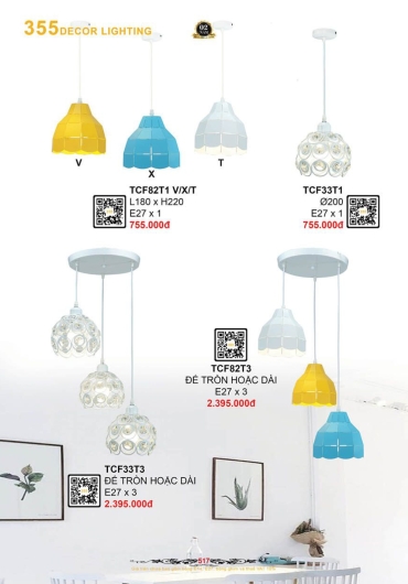 CATALOGUE ĐÈN TRANG TRÍ 355 - 2025