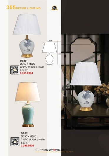 CATALOGUE ĐÈN TRANG TRÍ 355 - 2025