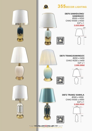CATALOGUE ĐÈN TRANG TRÍ 355 - 2025