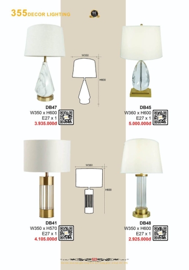 CATALOGUE ĐÈN TRANG TRÍ 355 - 2025