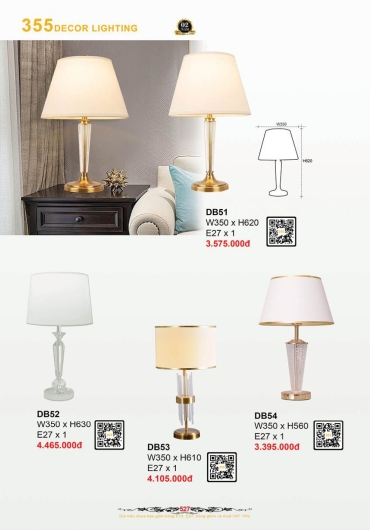 CATALOGUE ĐÈN TRANG TRÍ 355 - 2025