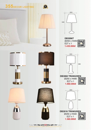 CATALOGUE ĐÈN TRANG TRÍ 355 - 2025