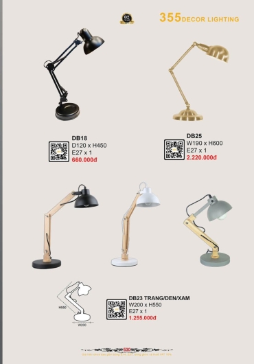 CATALOGUE ĐÈN TRANG TRÍ 355 - 2025