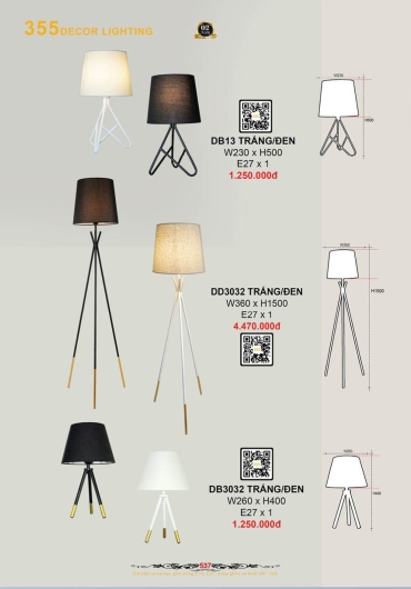 CATALOGUE ĐÈN TRANG TRÍ 355 - 2025