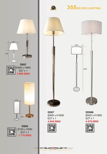 CATALOGUE ĐÈN TRANG TRÍ 355 - 2025