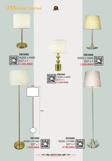 CATALOGUE ĐÈN TRANG TRÍ 355 - 2025