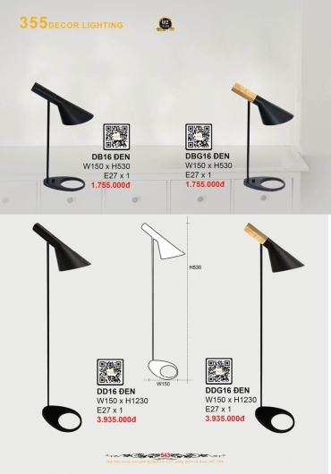 CATALOGUE ĐÈN TRANG TRÍ 355 - 2025