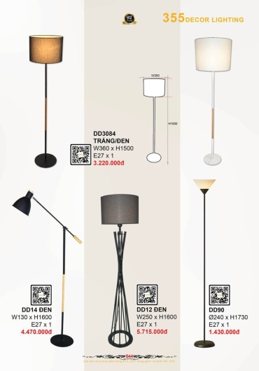 CATALOGUE ĐÈN TRANG TRÍ 355 - 2025