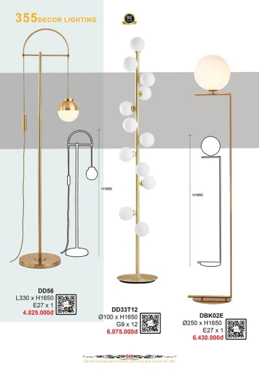 CATALOGUE ĐÈN TRANG TRÍ 355 - 2025