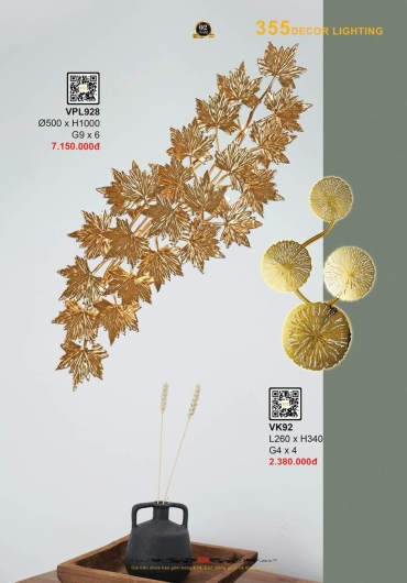CATALOGUE ĐÈN TRANG TRÍ 355 - 2025