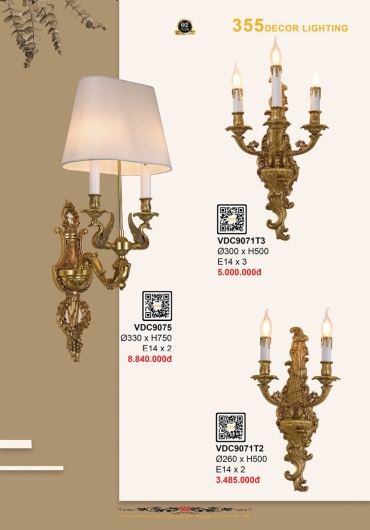 CATALOGUE ĐÈN TRANG TRÍ 355 - 2025