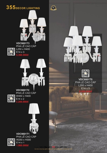 CATALOGUE ĐÈN TRANG TRÍ 355 - 2025