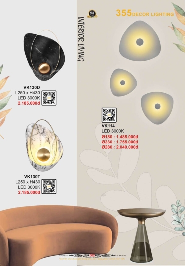 CATALOGUE ĐÈN TRANG TRÍ 355 - 2025