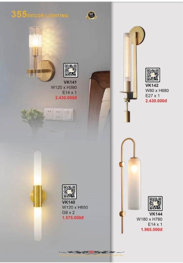 CATALOGUE ĐÈN TRANG TRÍ 355 - 2025