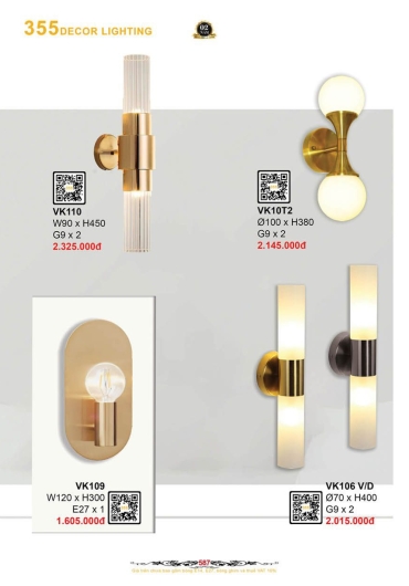 CATALOGUE ĐÈN TRANG TRÍ 355 - 2025