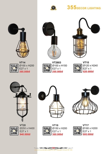 CATALOGUE ĐÈN TRANG TRÍ 355 - 2025