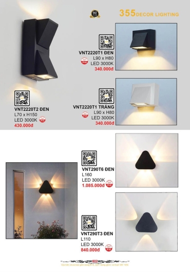 CATALOGUE ĐÈN TRANG TRÍ 355 - 2025