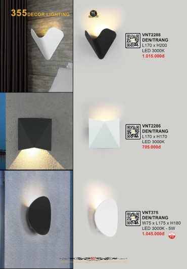 CATALOGUE ĐÈN TRANG TRÍ 355 - 2025