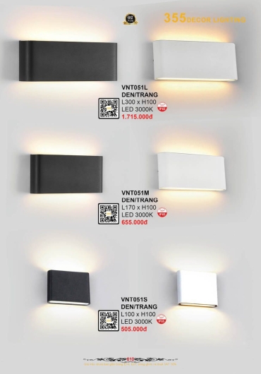 CATALOGUE ĐÈN TRANG TRÍ 355 - 2025