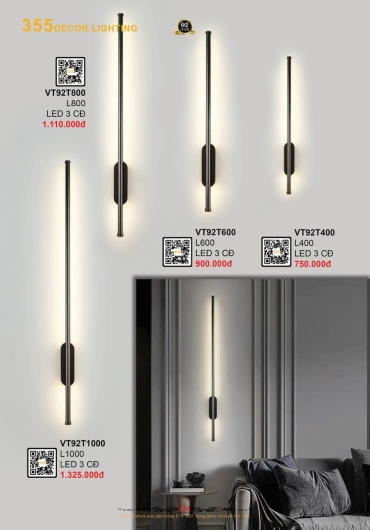 CATALOGUE ĐÈN TRANG TRÍ 355 - 2025