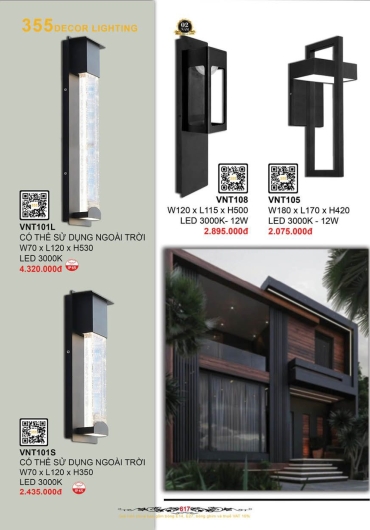 CATALOGUE ĐÈN TRANG TRÍ 355 - 2025