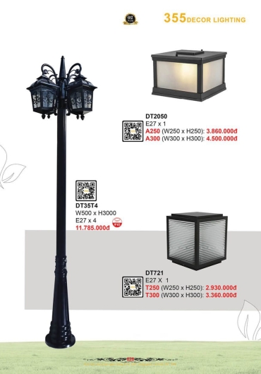 CATALOGUE ĐÈN TRANG TRÍ 355 - 2025