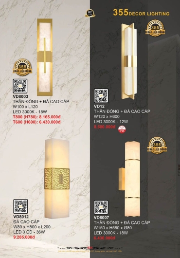 CATALOGUE ĐÈN TRANG TRÍ 355 - 2025