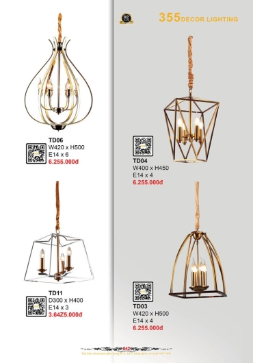 CATALOGUE ĐÈN TRANG TRÍ 355 - 2025
