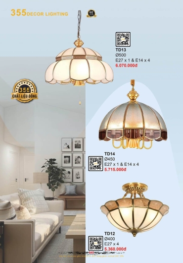 CATALOGUE ĐÈN TRANG TRÍ 355 - 2025